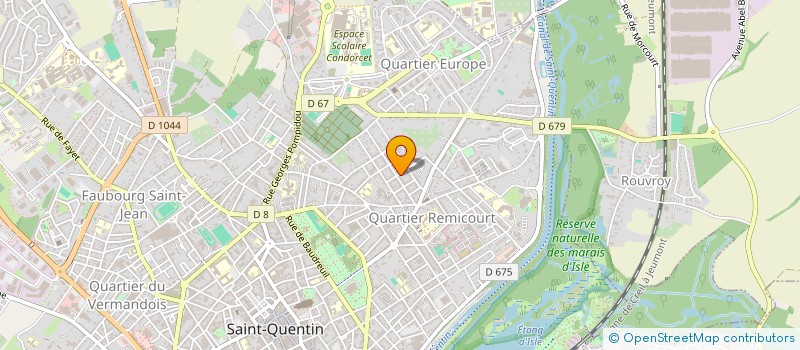 localisation de l'entreprise MADAME CHLOE DUPIRE à SAINT-QUENTIN