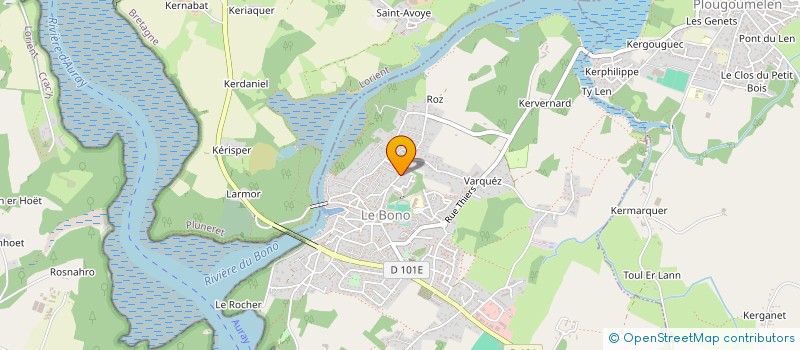 localisation de l'entreprise MADAME CHLOE DUPOUY à LE BONO