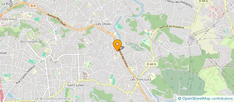 localisation de l'entreprise MADAME CHLOE DUPRAT à MARSEILLE