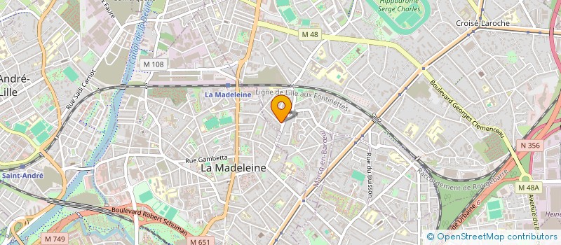 localisation de l'entreprise MADAME CHLOE DUQUESNAY à MARCQ-EN-BARŒUL
