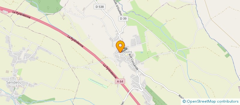 localisation de l'entreprise MADAME CHLOE DURANTON  ANDOINS