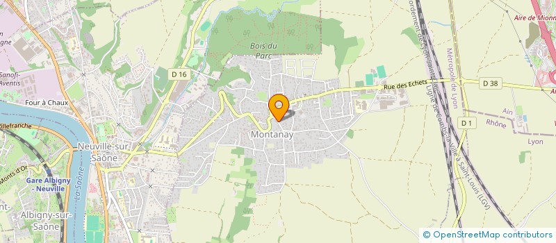 localisation de l'entreprise MADAME CHLOE DUTERME  MONTANAY