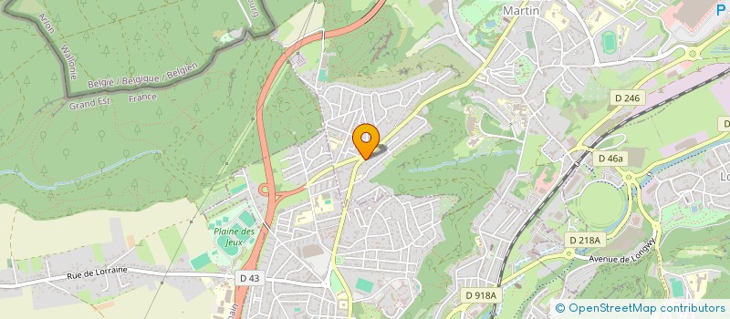 localisation de l'entreprise MADAME CHLOE EHLINGER  MONT-SAINT-MARTIN