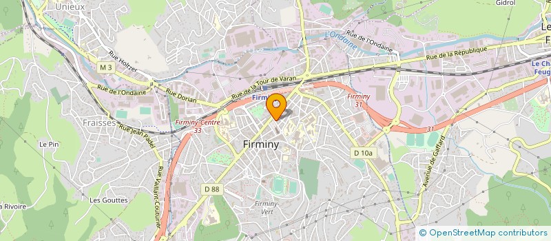 localisation de l'entreprise MADAME CHLOE ESTRADE  FIRMINY