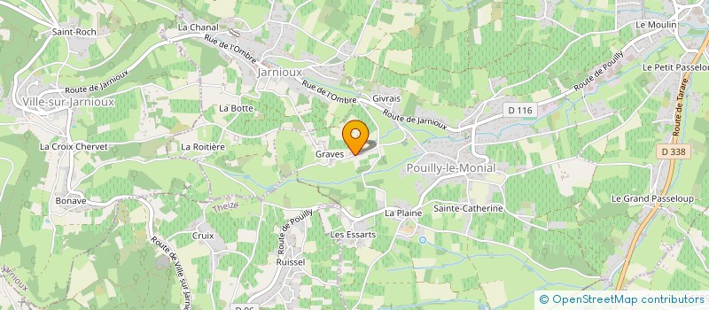 localisation de l'entreprise MADAME CHLOE EYNARD à PORTE-DES-PIERRES-DOREES