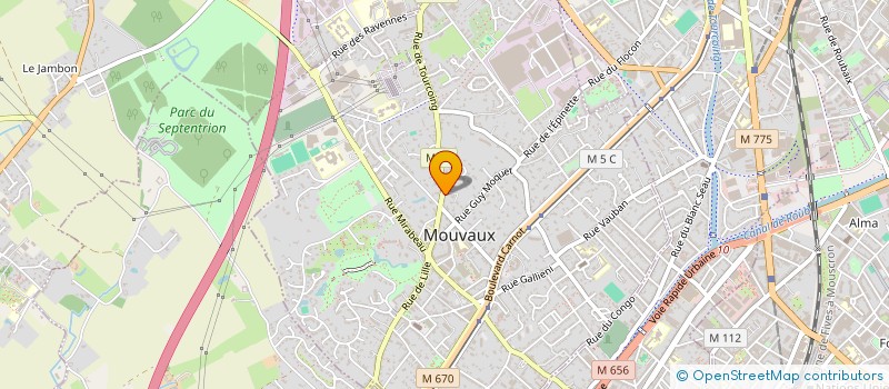 localisation de l'entreprise MADAME CHLOE FABER à MOUVAUX