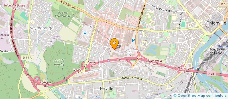 localisation de l'entreprise MADAME CHLOE FALKENRODT  THIONVILLE