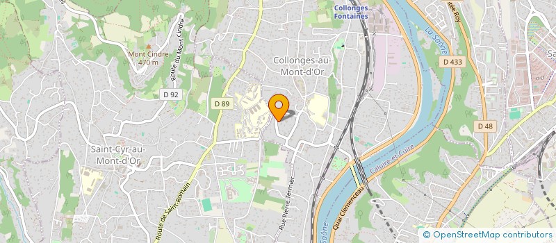 localisation de l'entreprise MADAME CHLOE FAURE  COLLONGES-AU-MONT-D'OR