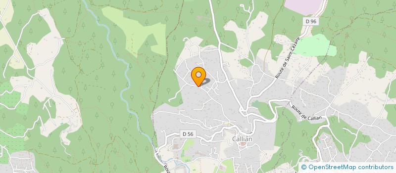 localisation de l'entreprise MADAME CHLOE FAUVERGUE  CALLIAN