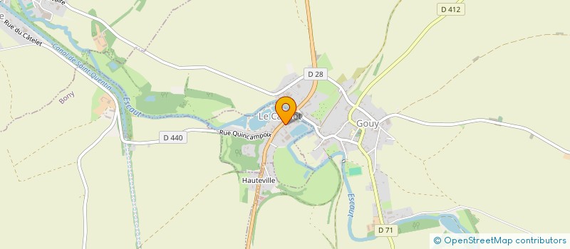 localisation de l'entreprise MADAME CHLOE FAVRY  LE CATELET