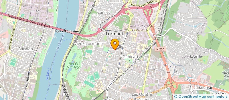 localisation de l'entreprise MADAME CHLOE FERNANDES  LORMONT