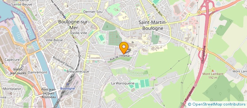 localisation de l'entreprise MADAME CHLOE FERON à SAINT-MARTIN-BOULOGNE