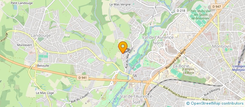 localisation de l'entreprise MADAME CHLOE FIDANZI à LIMOGES