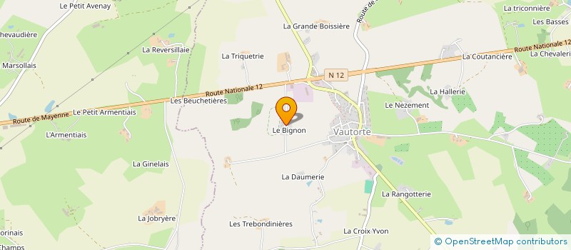 localisation de l'entreprise MADAME CHLOE FONTAINE  VAUTORTE