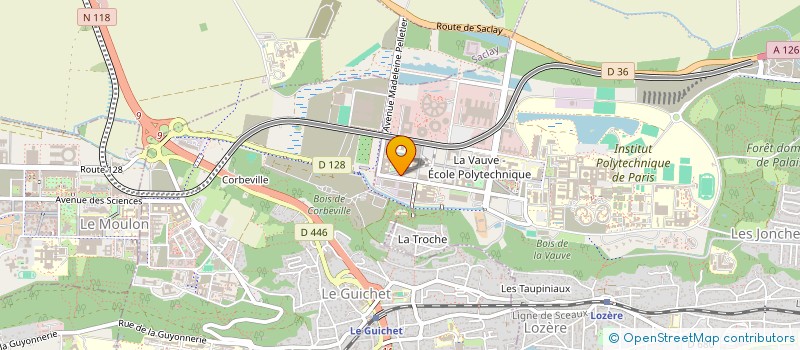 localisation de l'entreprise MADAME CHLOE FONTANGES à PALAISEAU
