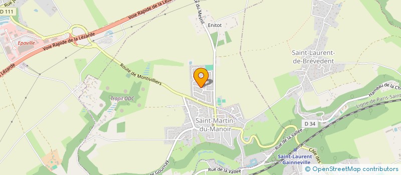 localisation de l'entreprise MADAME CHLOE FOUCHER  SAINT-MARTIN-DU-MANOIR