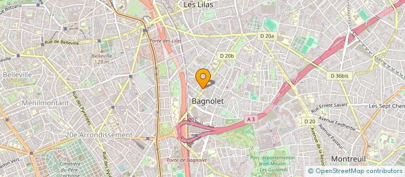 localisation de l'entreprise MADAME CHLOE FOUILLOT à BAGNOLET