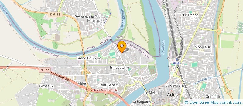 localisation de l'entreprise MADAME CHLOE FOURNIE  ARLES