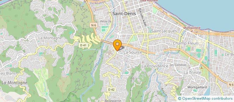 localisation de l'entreprise MADAME CHLOE FRANCOMME  SAINT-DENIS