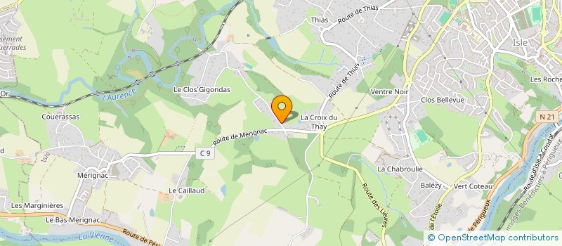 localisation de l'entreprise MADAME CHLOE GABRIEL  ISLE