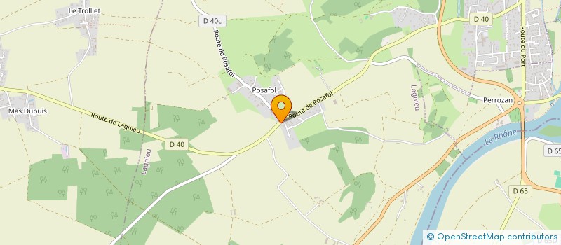 localisation de l'entreprise MADAME CHLOE GAGNOUX  LAGNIEU