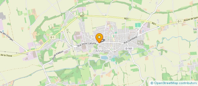 localisation de l'entreprise MADAME CHLOE GAILLEDRAT à ANNEYRON
