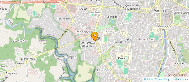 localisation de l'entreprise MADAME CHLOE GARCIA à VANNES