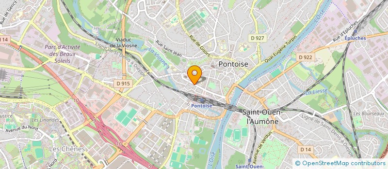 localisation de l'entreprise MADAME CHLOE GARNIER  PONTOISE