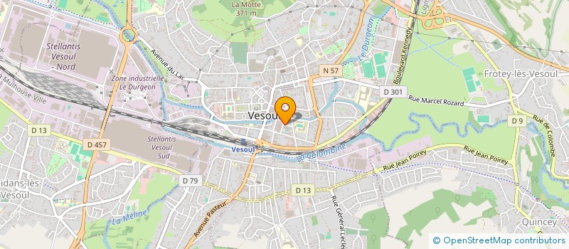 localisation de l'entreprise MADAME CHLOE GASSER  VESOUL