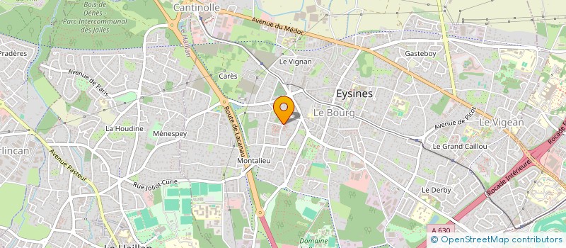 localisation de l'entreprise MADAME CHLOE GAU  EYSINES