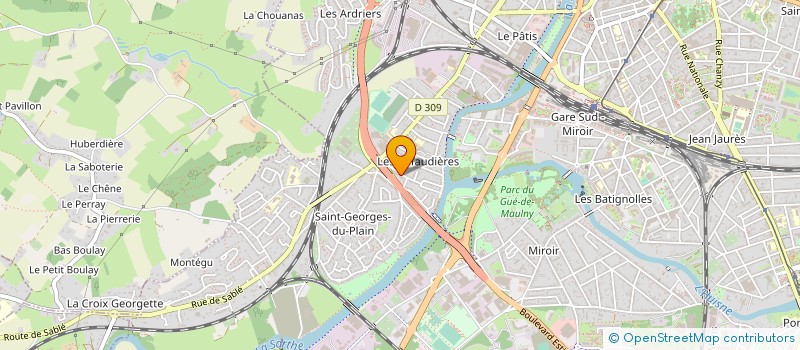 localisation de l'entreprise MADAME CHLOE GAUTIER  LE MANS