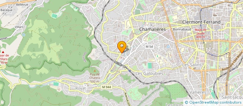 localisation de l'entreprise MADAME CHLOE GAY  CHAMALIERES