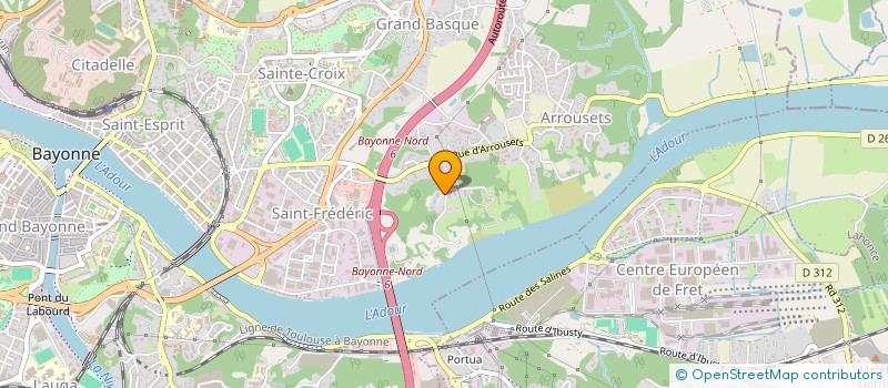 localisation de l'entreprise MADAME CHLOE GEORGIN  BAYONNE