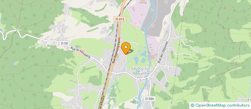 localisation de l'entreprise MADAME CHLOE GERARD  SAULCY-SUR-MEURTHE