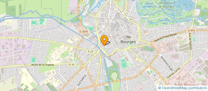 localisation de l'entreprise MADAME CHLOE GHERARDI  BOURGES