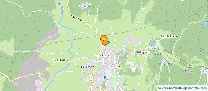 localisation de l'entreprise MADAME CHLOE GHERARDI  PLATEAU D'HAUTEVILLE