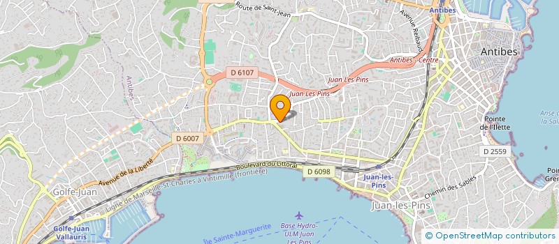 localisation de l'entreprise MADAME CHLOE GHESELLE à ANTIBES