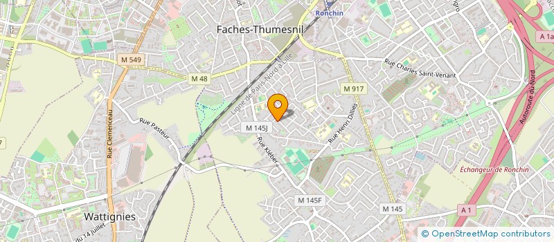 localisation de l'entreprise MADAME CHLOE GHESQUIER  FACHES-THUMESNIL