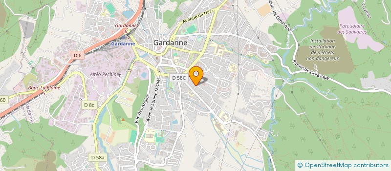 localisation de l'entreprise MADAME CHLOE GIANI à GARDANNE