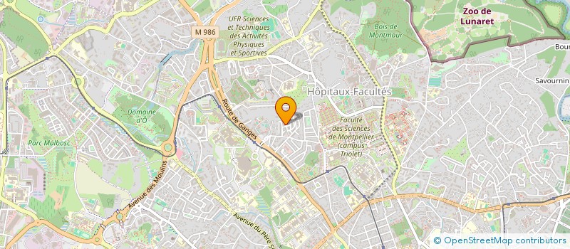 localisation de l'entreprise MADAME CHLOE GICQUEL à MONTPELLIER