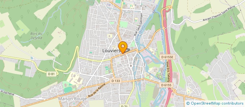 localisation de l'entreprise MADAME CHLOE GILLES à LOUVIERS