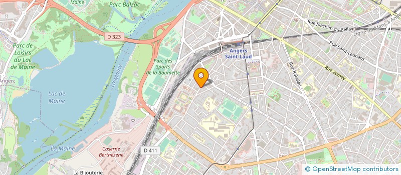 localisation de l'entreprise MADAME CHLOE GILLET  ANGERS