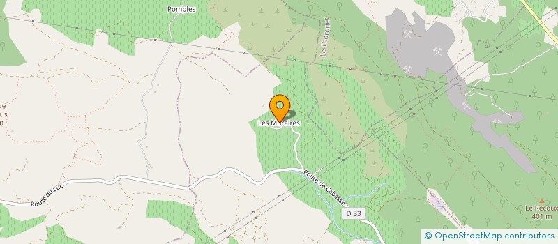 localisation de l'entreprise MADAME CHLOE GIORDANO  LE LUC