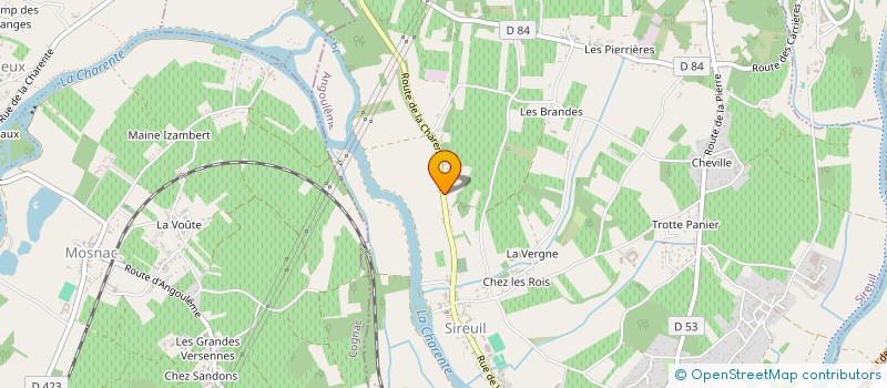 localisation de l'entreprise MADAME CHLOE GIRARD  SIREUIL
