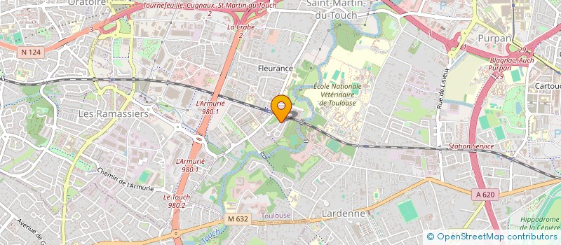 localisation de l'entreprise MADAME CHLOE GIRARDIN à TOULOUSE