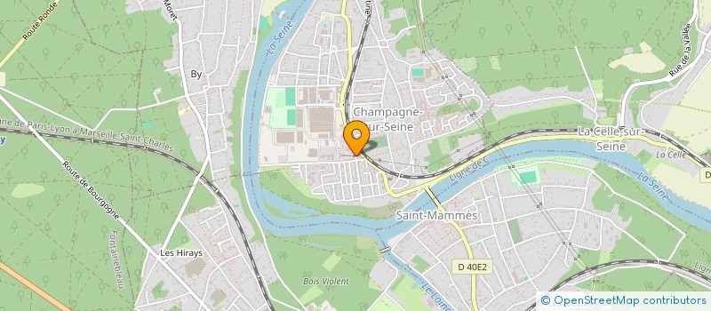 localisation de l'entreprise MADAME CHLOE GOBY  CHAMPAGNE-SUR-SEINE