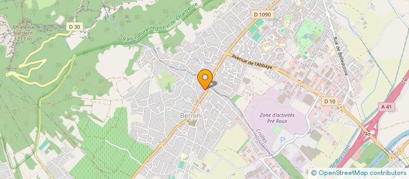 localisation de l'entreprise MADAME CHLOE GOEHRINGER  BERNIN