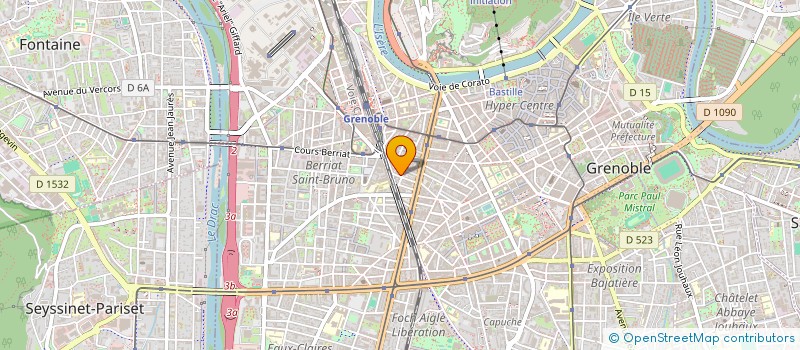 localisation de l'entreprise MADAME CHLOE GOGNIAT à GRENOBLE