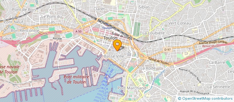 localisation de l'entreprise MADAME CHLOE GONZALEZ  TOULON