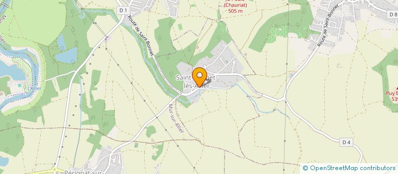 localisation de l'entreprise MADAME CHLOE GONZALEZ  COURNON-D'AUVERGNE